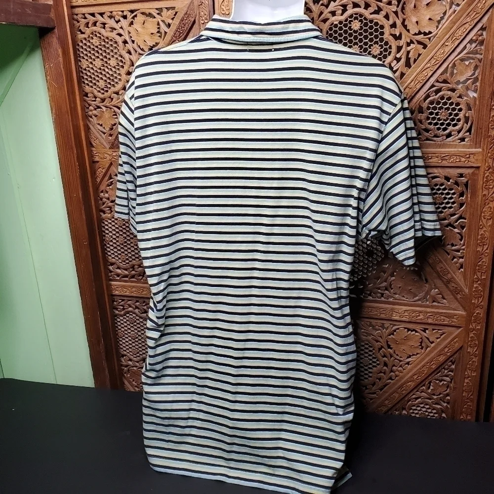 J.Crew Men's Striped Polo Shirt Size Large